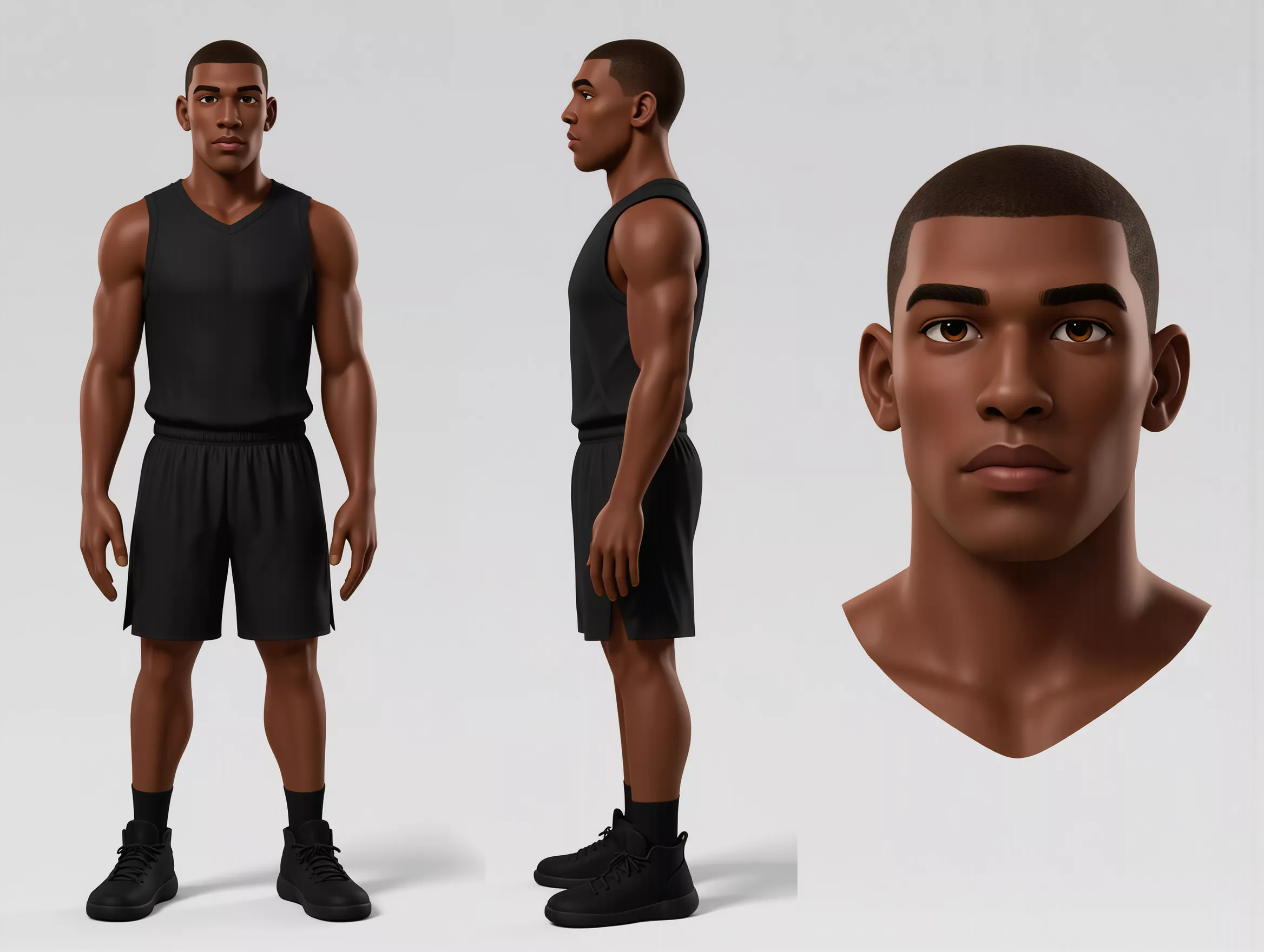 Reference images for characters and scenes